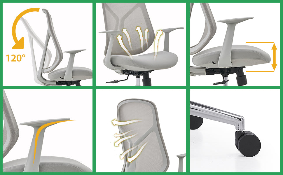 VOFFOV® Ergonomic Chair Big And Tall Office Chair