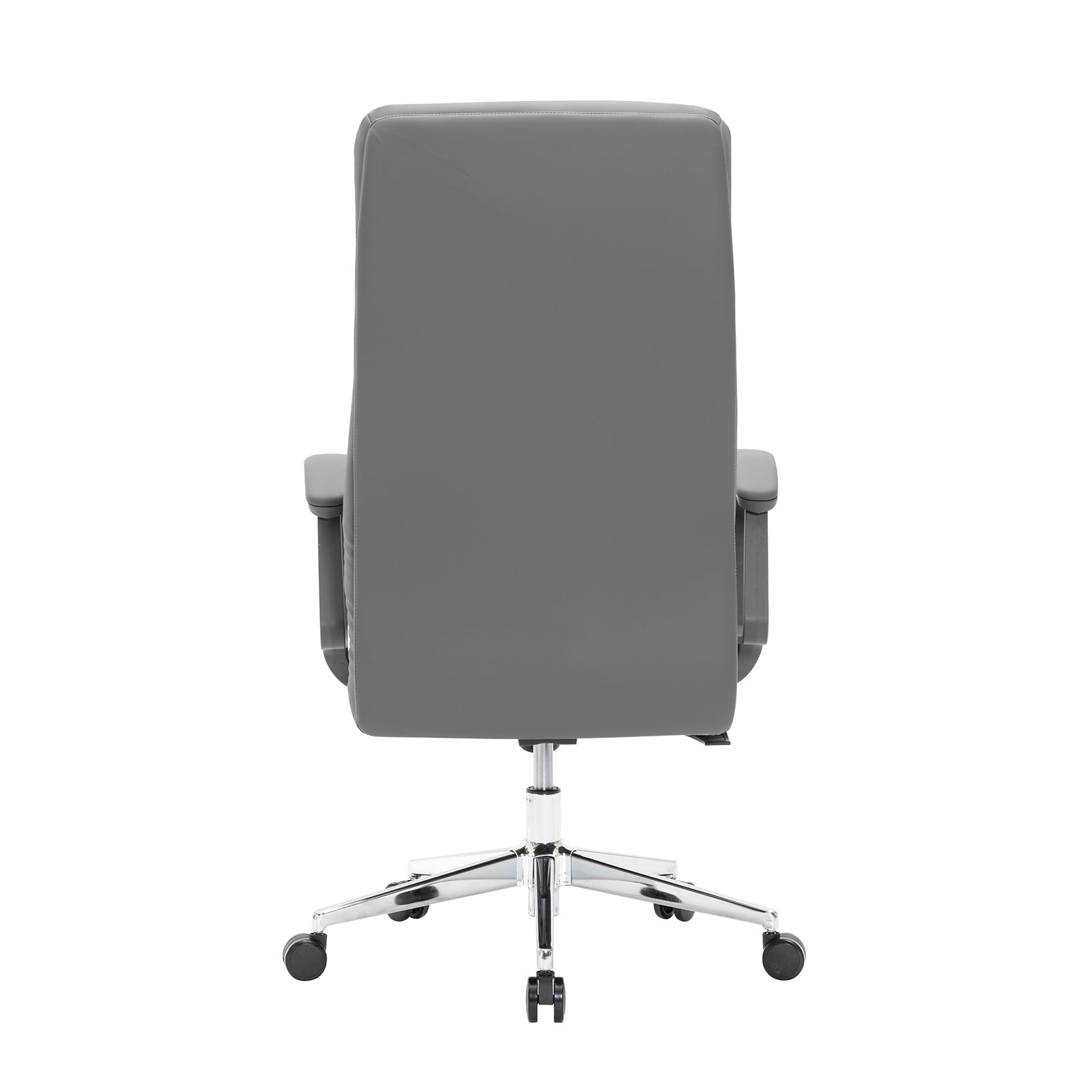 VOFFOV® High-Back Leather Executive Swivel Office Chair with Padded Arms