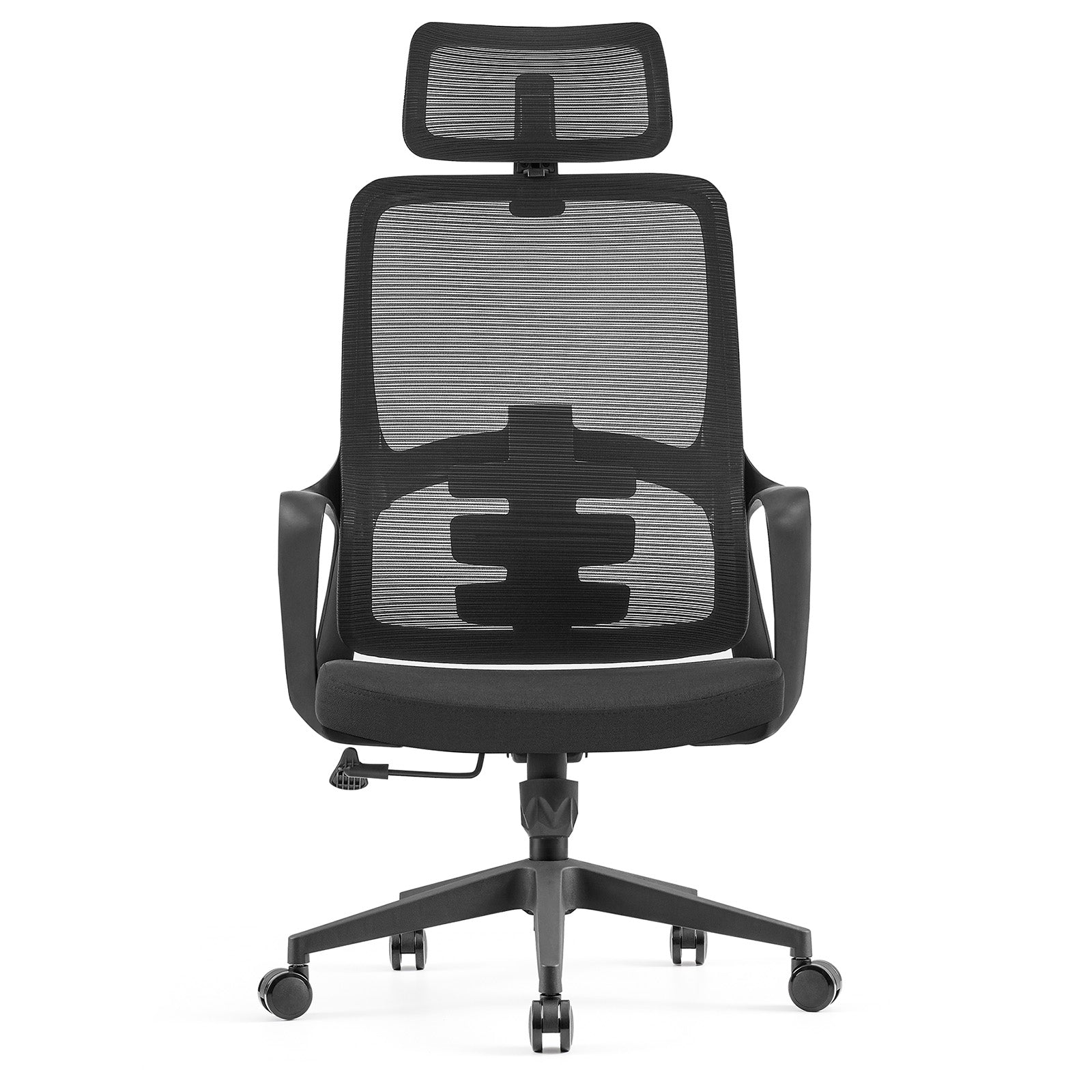 VOFFOV® Executive Office Chair with Headrest Lumbar Support Wheels