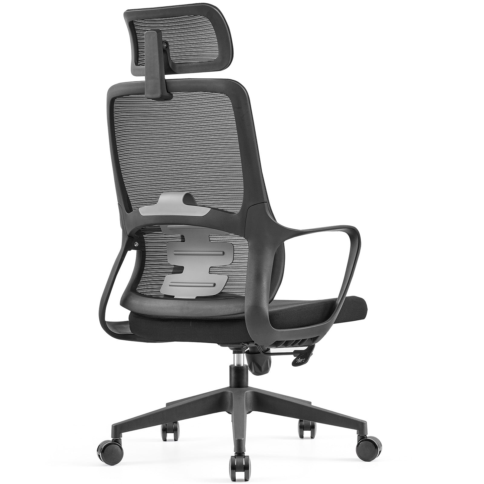 VOFFOV® Executive Office Chair with Headrest Lumbar Support Wheels