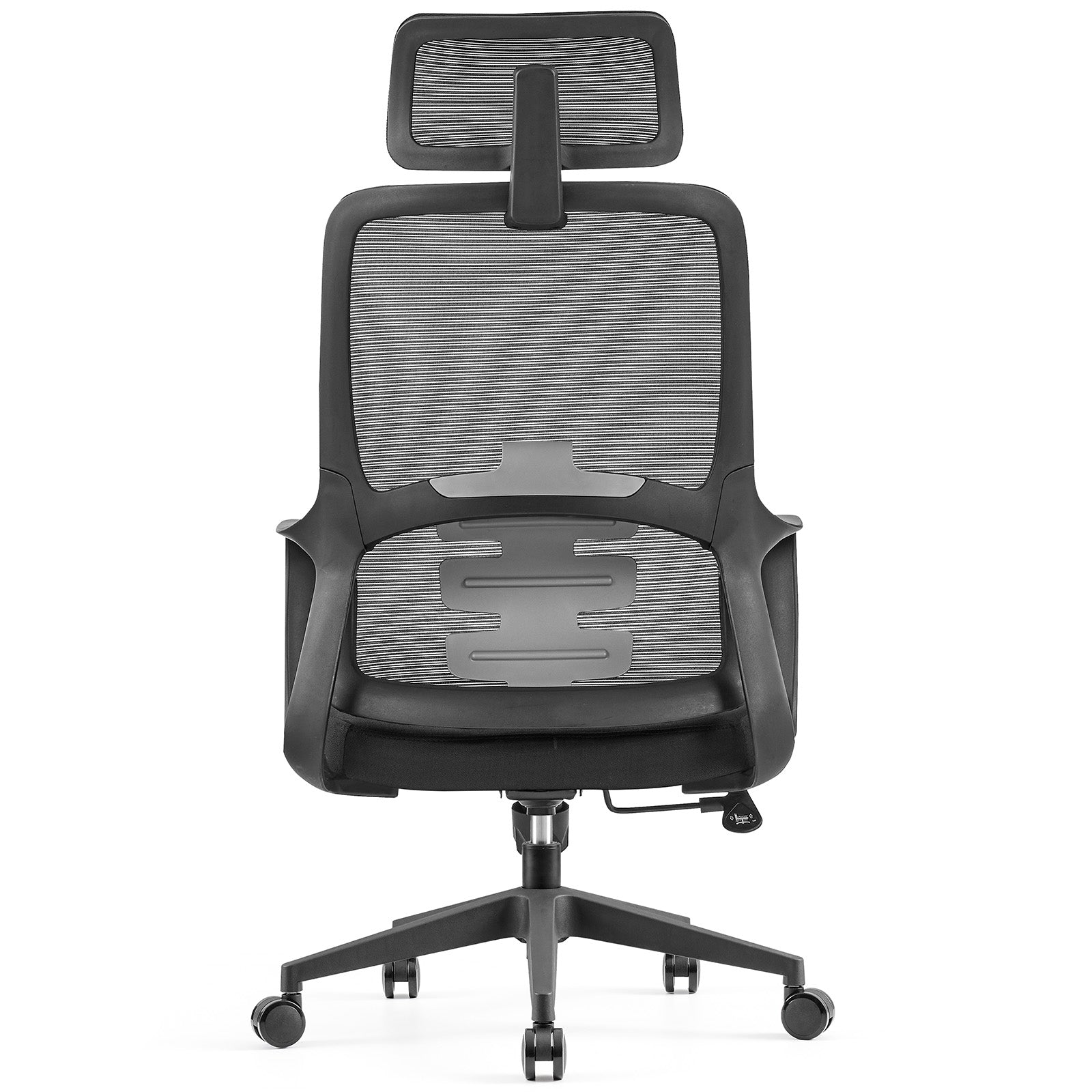 VOFFOV® Executive Office Chair with Headrest Lumbar Support Wheels