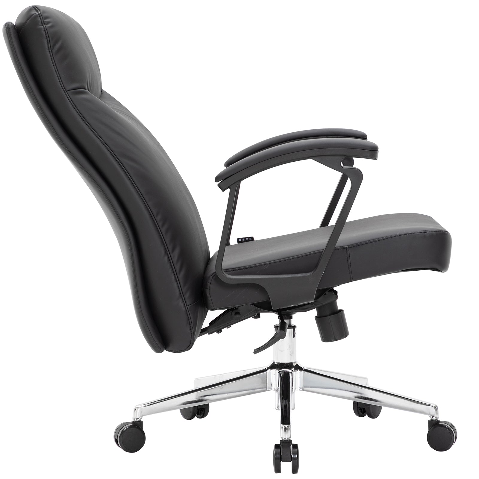 VOFFOV® Leather Office Chair with Swivel, Height Adjust and Tilt Function