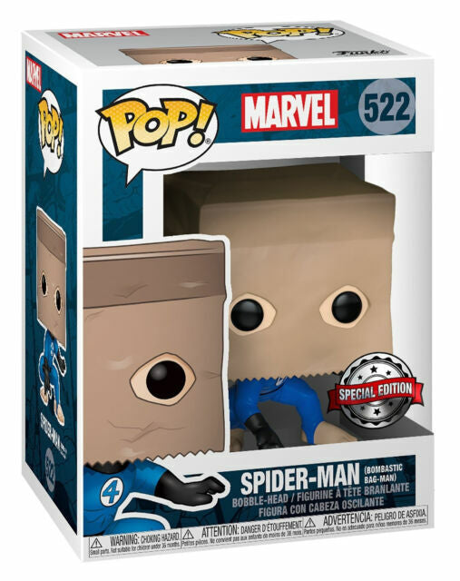 spiderman bag head pop