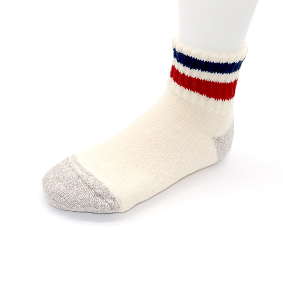 Buy RoToTo Coarse Ribbed Old School Ankle Socks - Blue & Red – Gelau