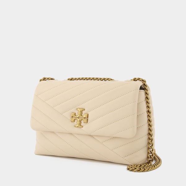 Fleming Small Hobo Bag - Tory Burch - New Cream - Leather