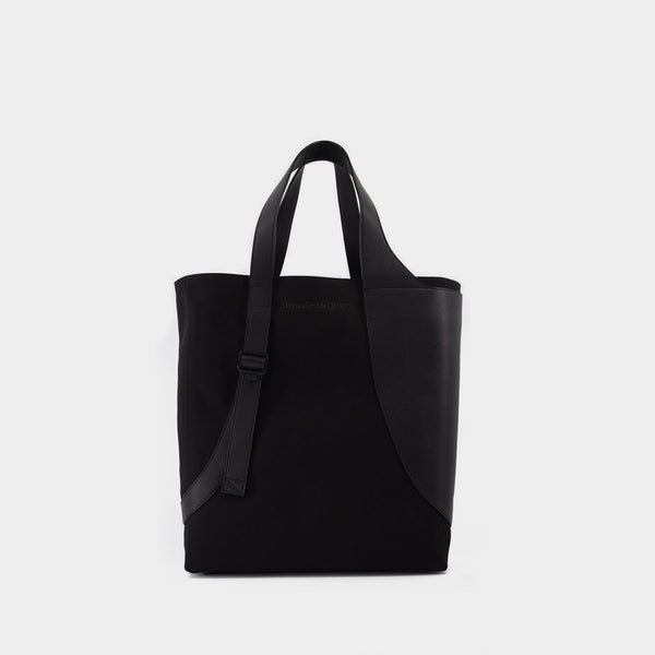 Logo Padded Tote Bag in Grey