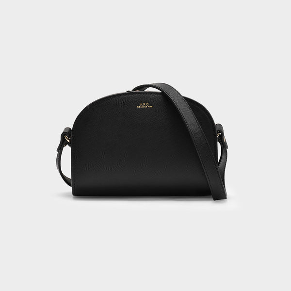 A.P.C. Demi-lune Messenger Bag in Black for Men