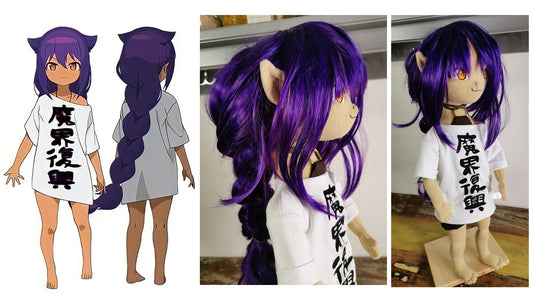 Purple Wigs - hermes