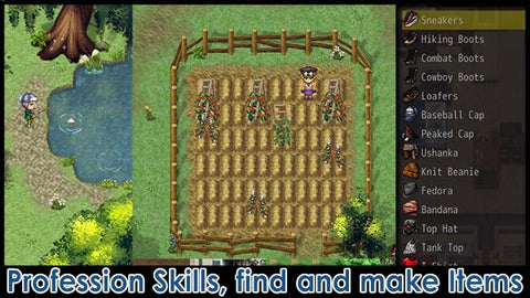 Profession Skills, Items to make and find