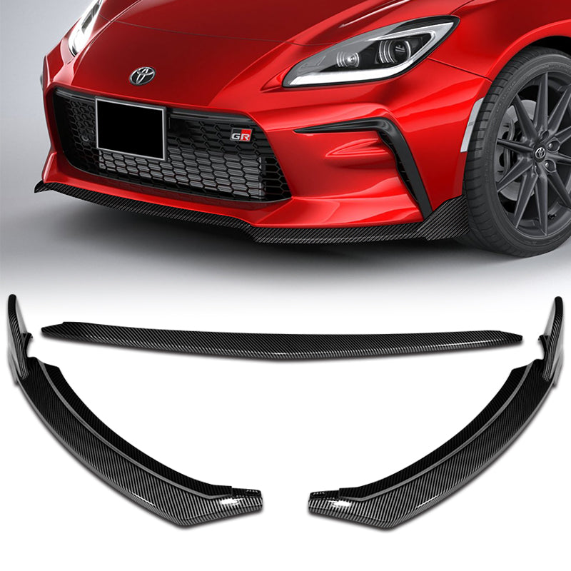 For 20222023 Toyota GR86 STStyle Carbon Look Front Bumper Spoiler Sp
