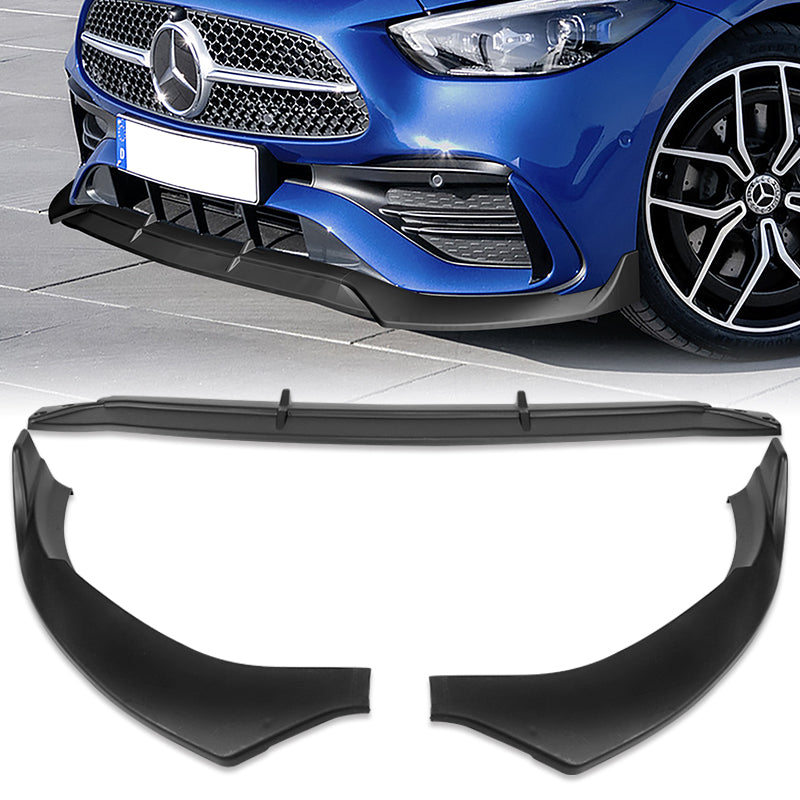 For 2022-2023 Mercedes C-Class W206 AMG Line Matt Black Front Bumper S ...