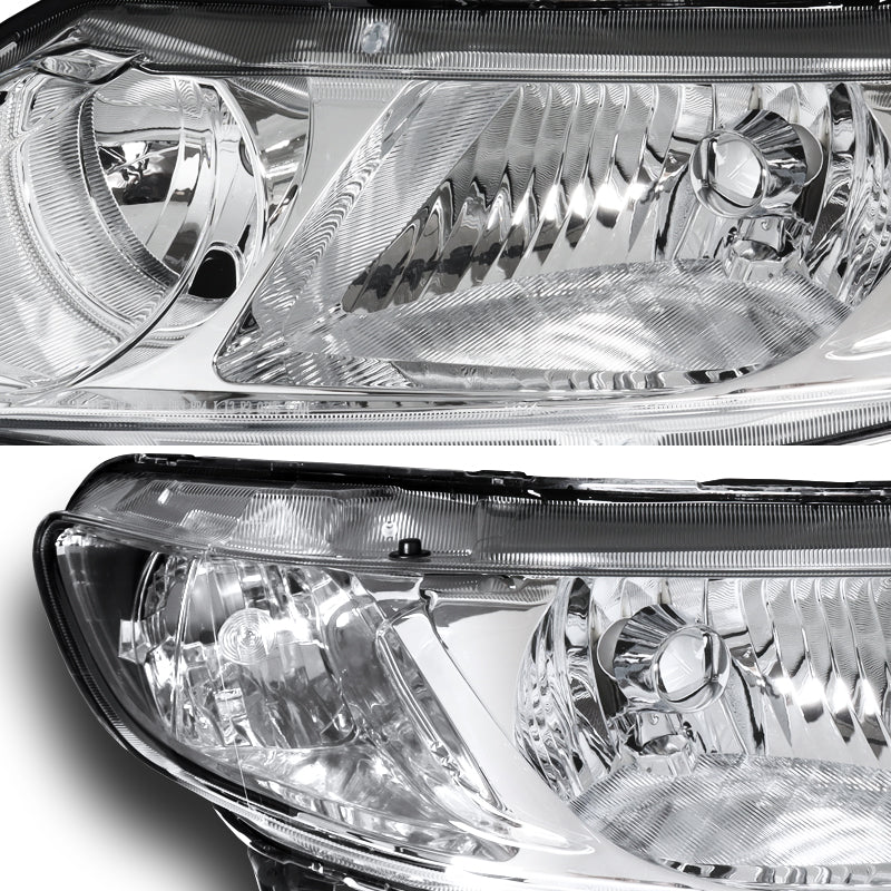 超目玉 フルール 店ACANII For 2006-2011 Honda Civic 4-Door Sedan Chrome  Housing Headlights H