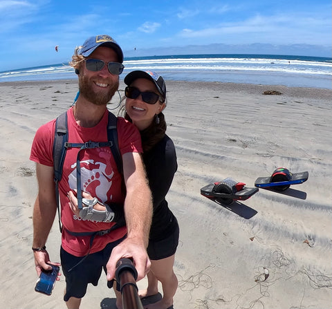 Stoke Saver founders Silver Strand Beach and One Wheels 