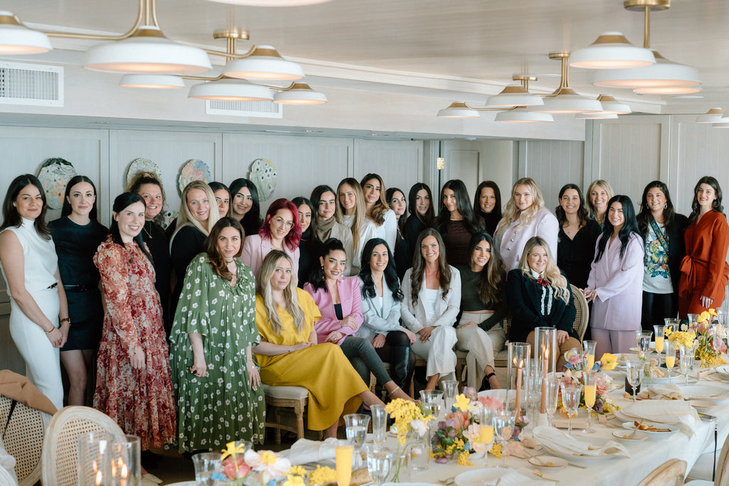 A group shot of the powerful women joining the celebration lunch