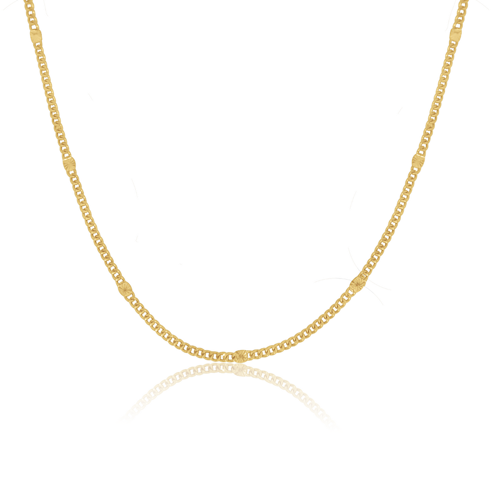 Thin Cuban Link Necklace – Livin Lavish Jewelry