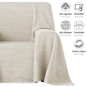 Comprar Vipalia Pack 2 Unidades Plaid Multiusos Modelo Trama. Colcha Manta  Sofa o Cama | Eiffel Textile