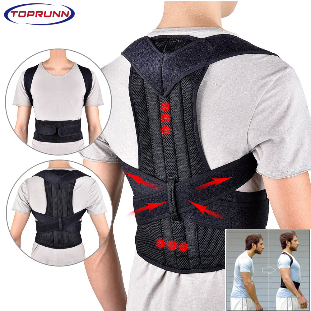 Aptoco Posture Corrector Back Posture Brace Clavicle Support Stop Slouching  and Hunching Adjustable Back Trainer Unisex
