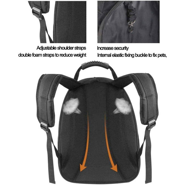 Pet Hardshell Traveling Backpack | Pet Carrier – The Paws Corner LLC