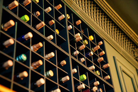 wine collection cabinet and wine storage in the house