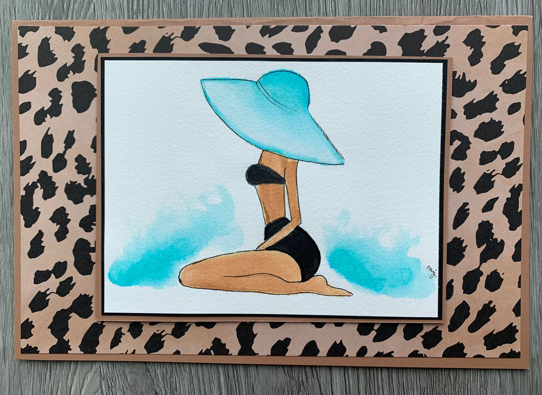 Beach Babe Lola – Christa's Cards