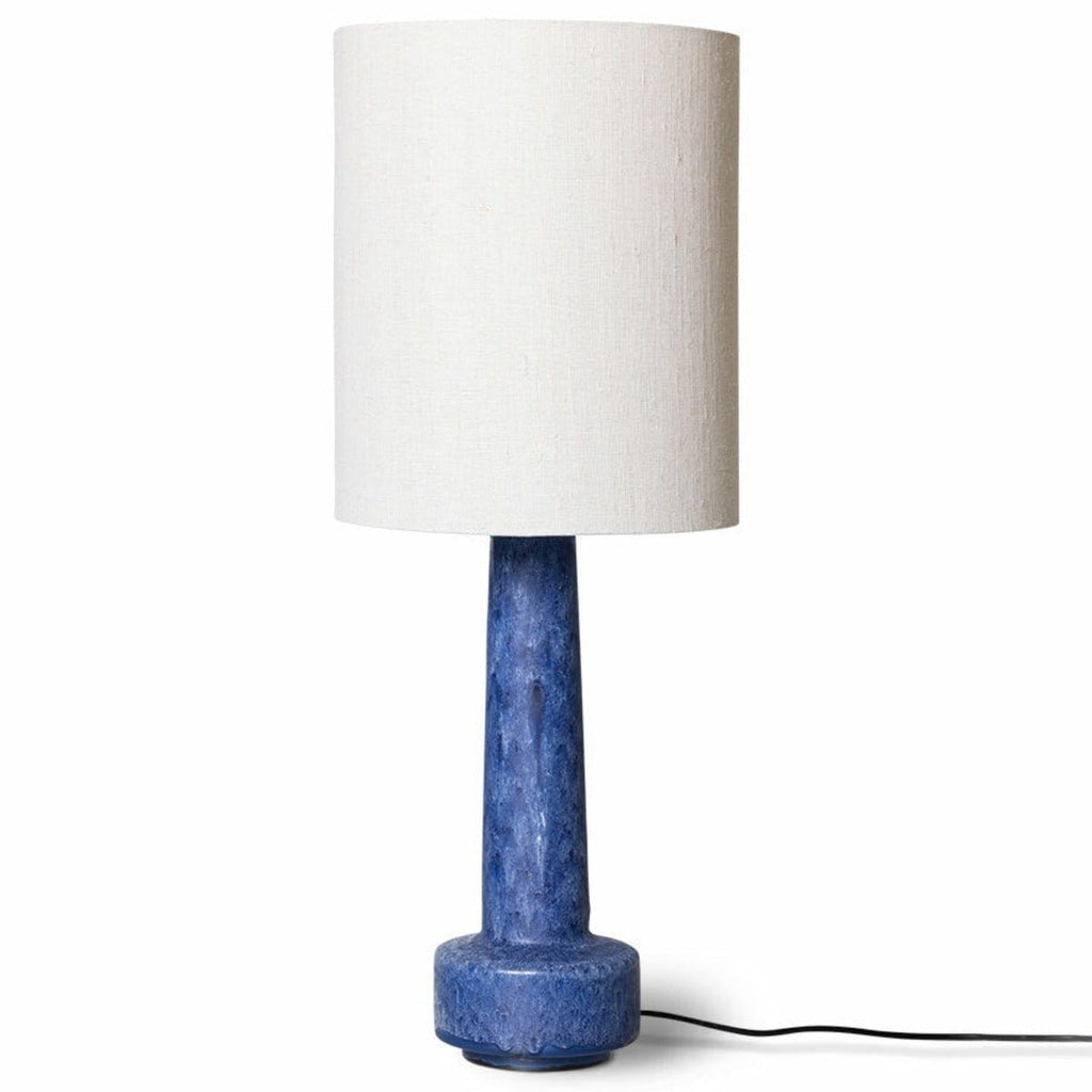 grey blue table lamp