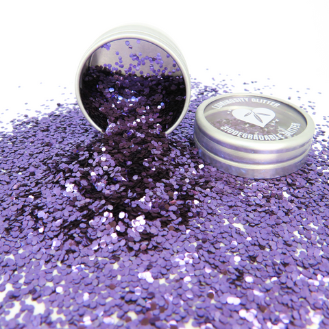 Purple chunky eco friendly glitter