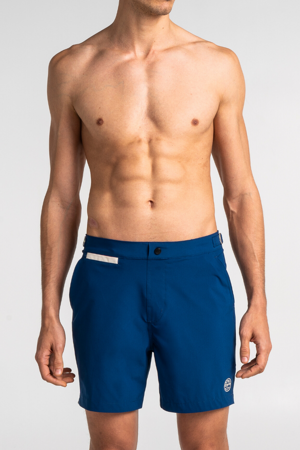 2-pack Swim Shorts - Dark blue/light blue - Men