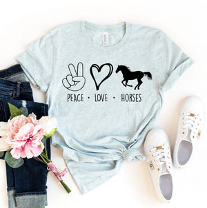 Just A Girl Who Loves Horses T-shirt – Happy Horse Happy Life