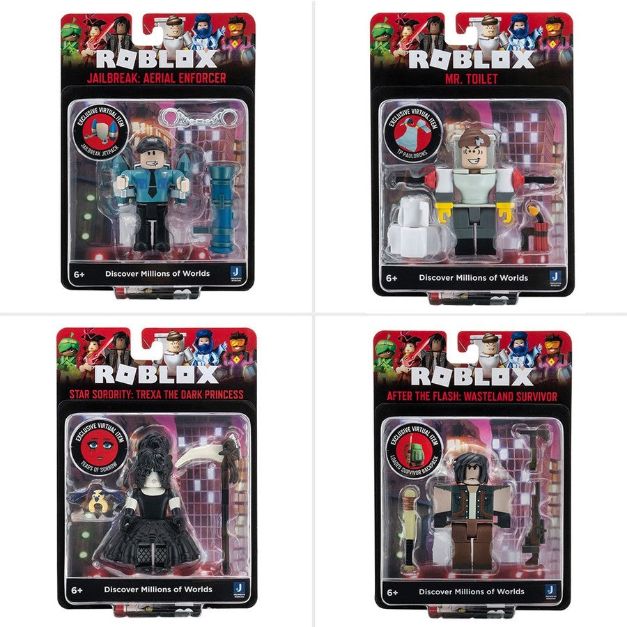 Roblox Core Single Mix Match Figure Assorted Age 6years Toyworld Wauchope - roblox tower enforcer