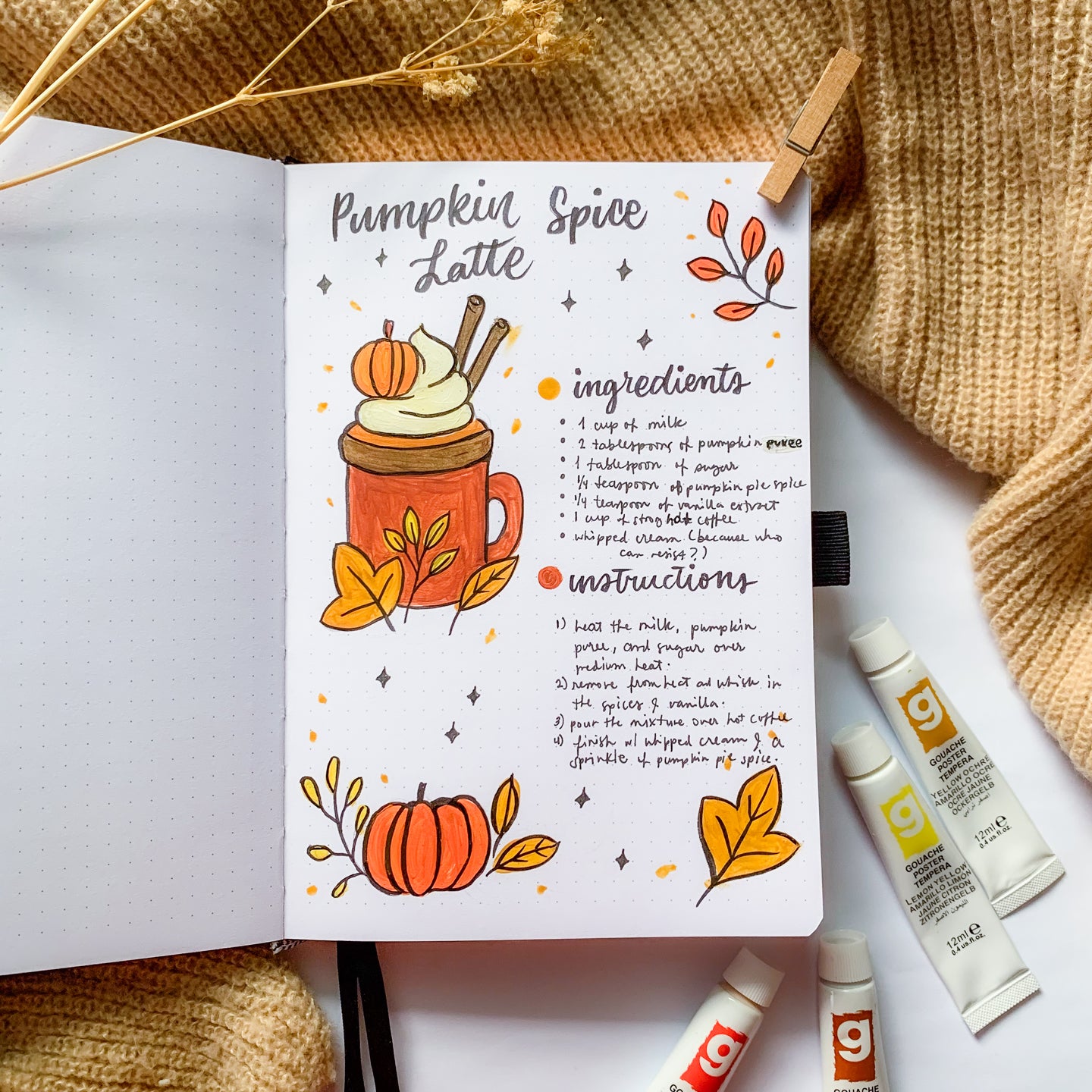 How To Create a PSL Ingredient Spread - String and Space