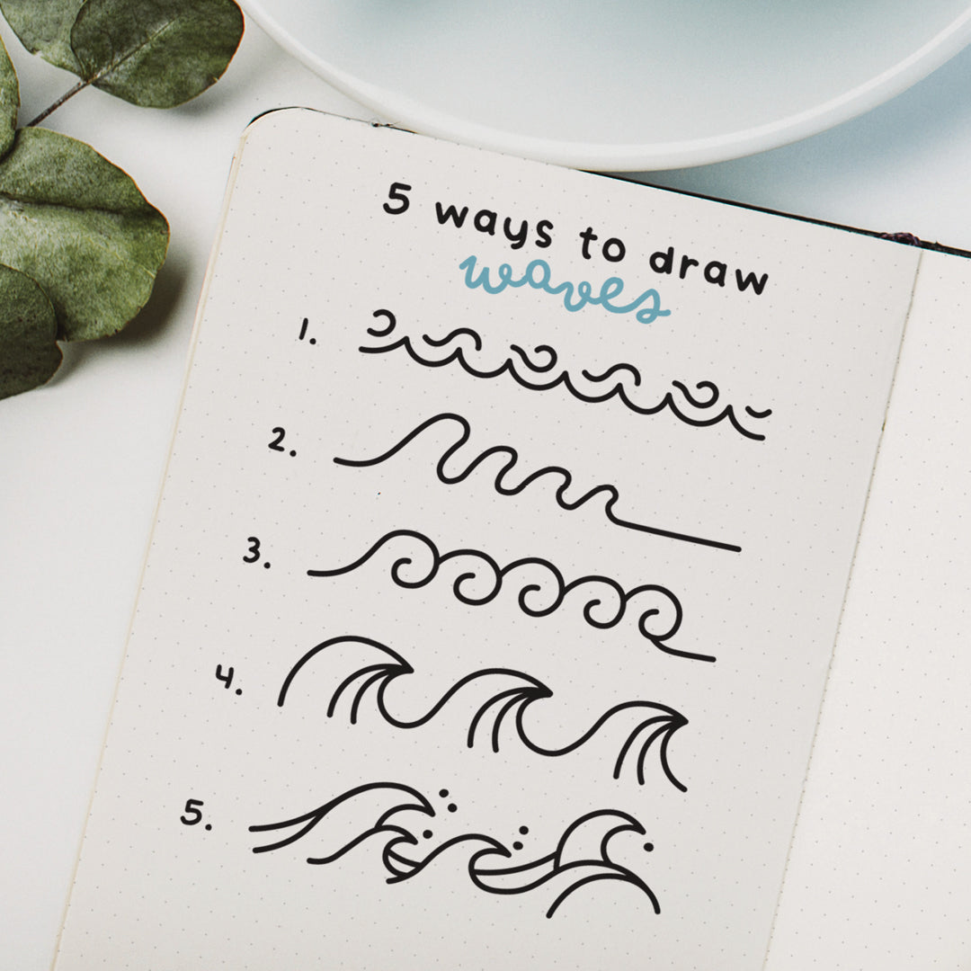 How to Draw Summer Doodles - String and Space