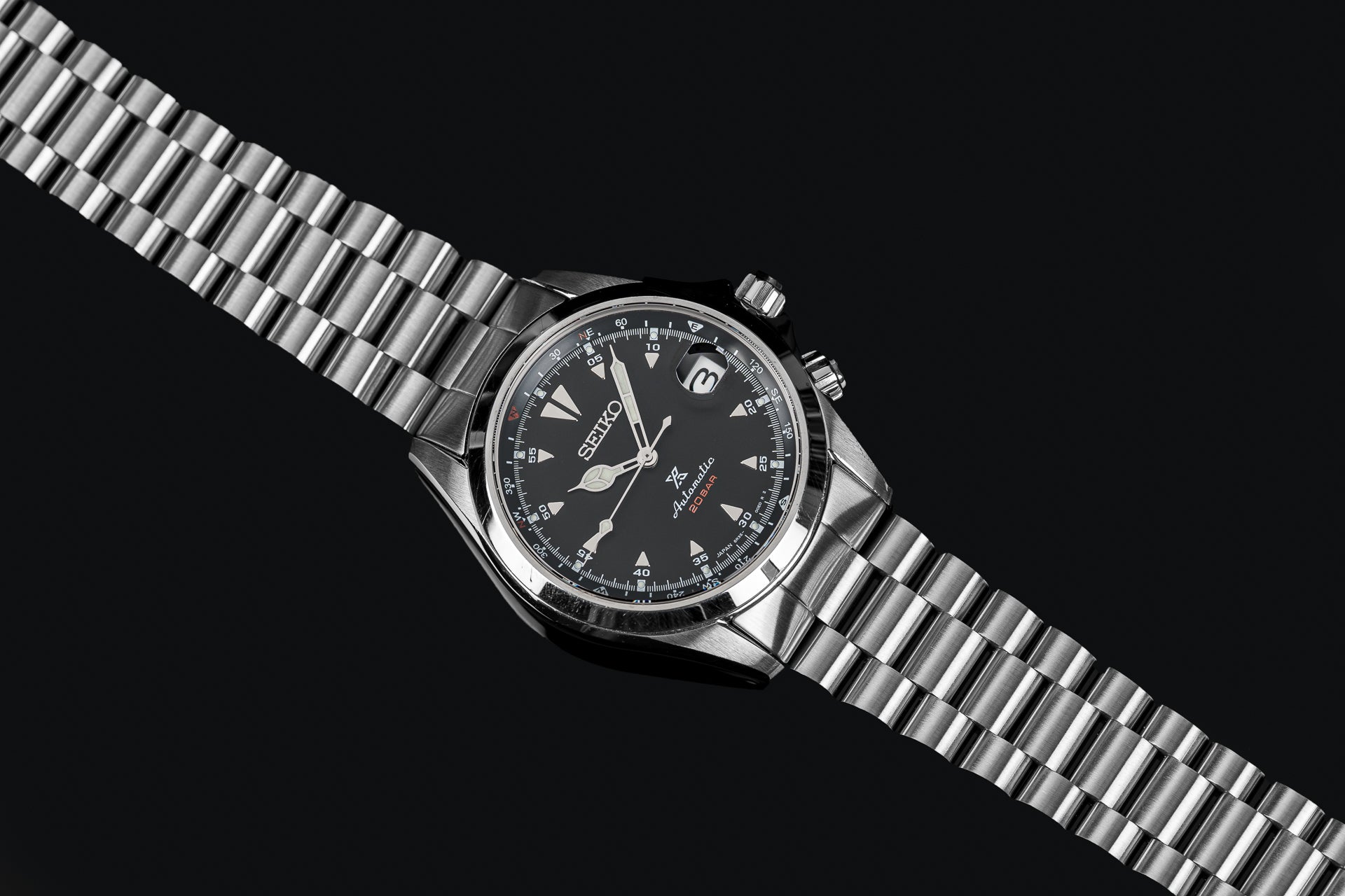 Seiko alpinist store jubilee bracelet