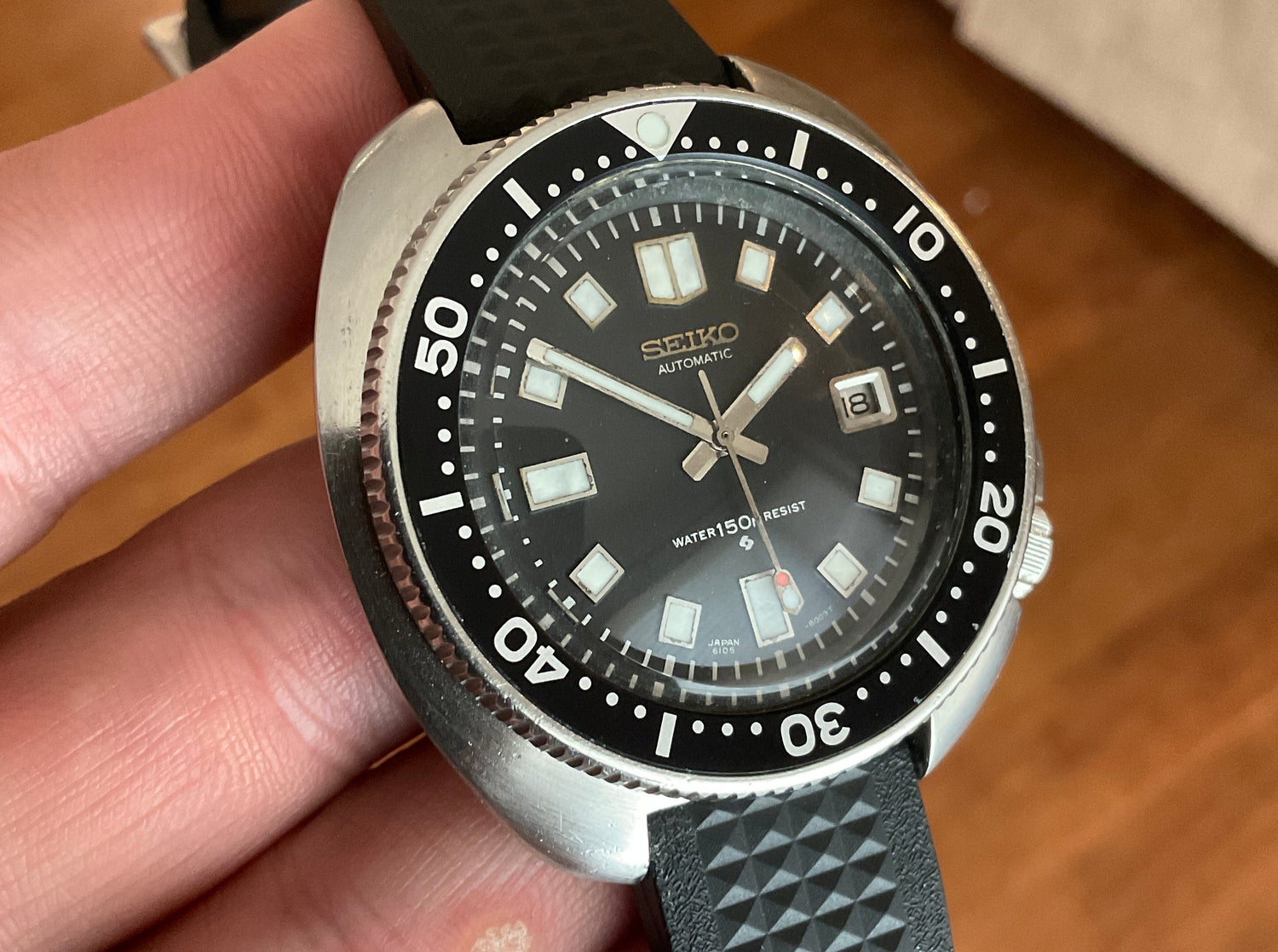 Seiko 6105-8110 Dive Watch (July 1975)--Serviced – Uncle Straps