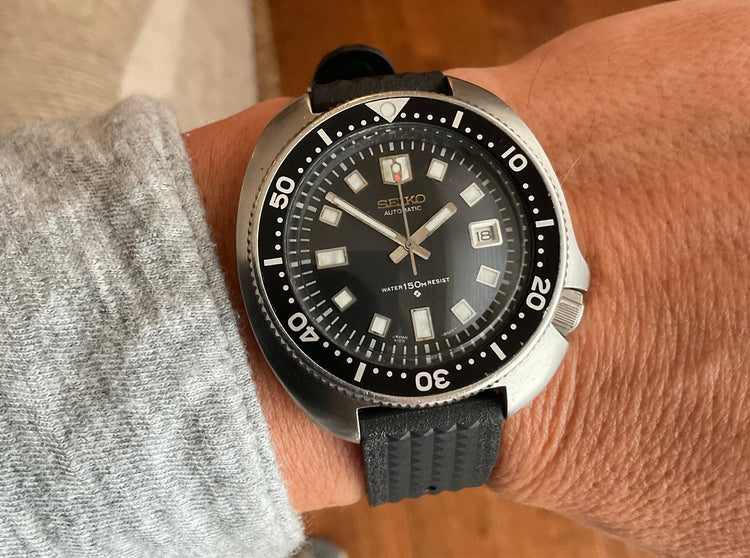 Seiko 6105-8110 Dive Watch (July 1975)--Serviced – Uncle Straps