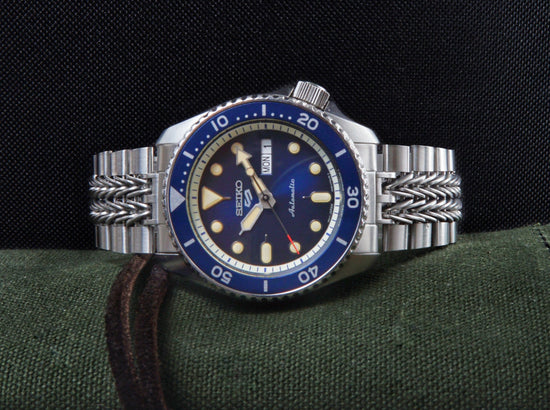 Uncle Seiko Modded Salmon Dial (SARB037) for the SARB035 – Uncle Straps