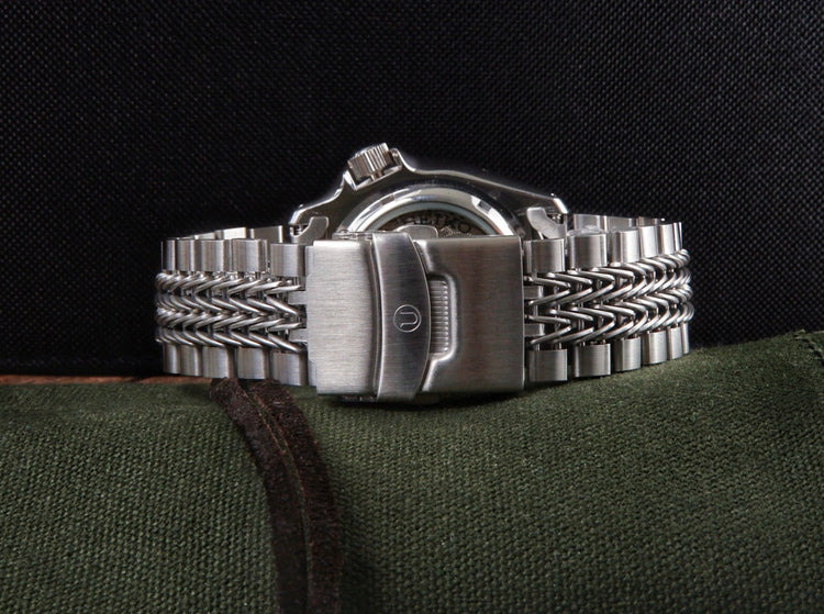 Razor-Wire Bracelet (Seiko SRPD 5KX/SSK GMT) – Uncle Straps