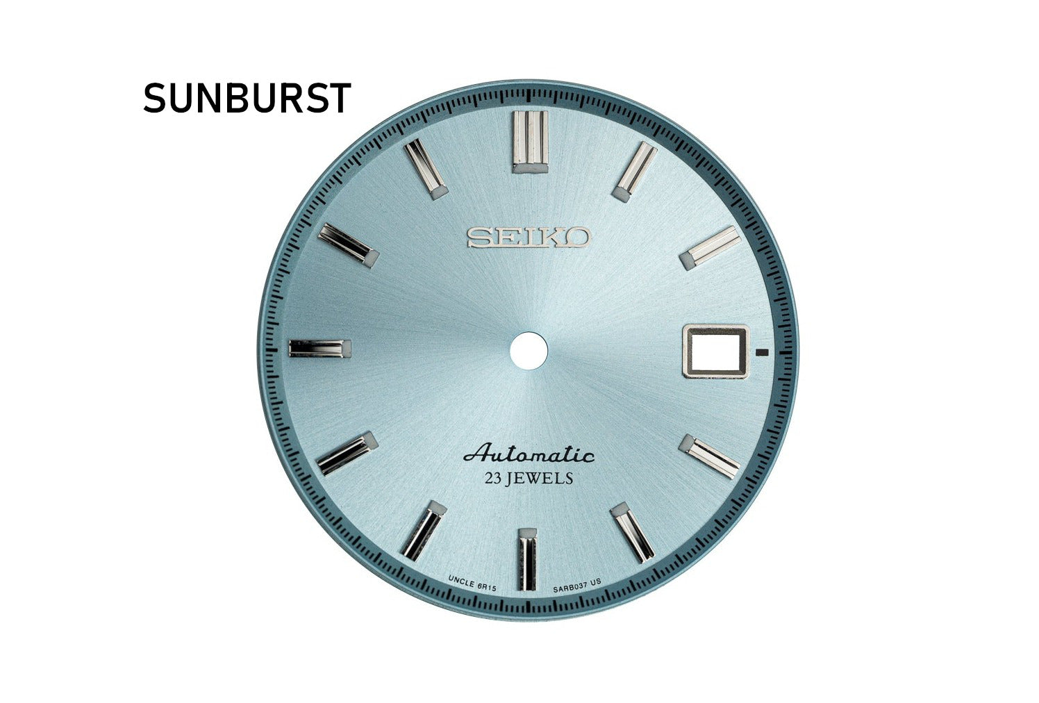 Uncle Seiko Modded Ice Blue Dial for the SARB03x – Uncle Straps