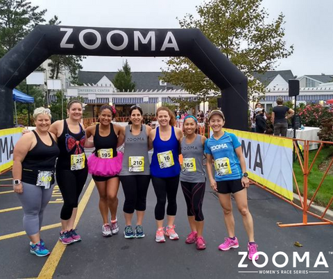 women runners at race 