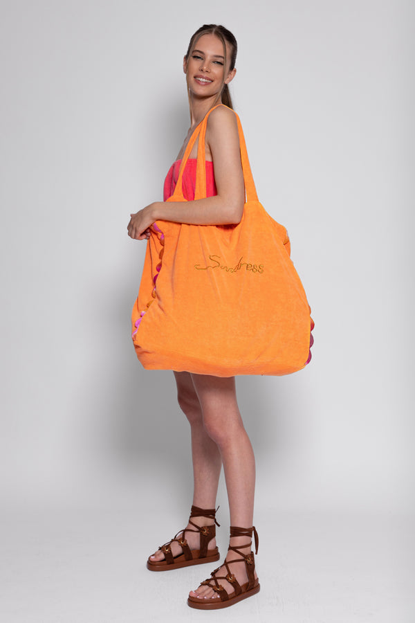 JORDAN BAG TERRY NEON CORAL – Sundress_US