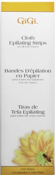 Bandes d'épilation en tissu Gigi, grand paquet de 100