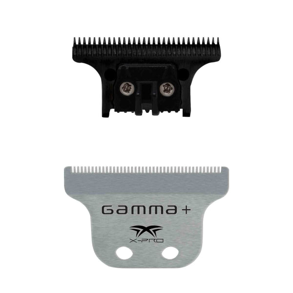 Gamma Replacement Classic X-Pro Stainless Steel Fixed Hair Trimmer Blade with The One Cutter Set