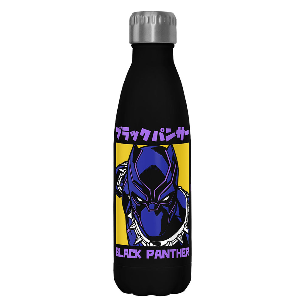 Botella de acero inoxidable Marvel BLACK PANTHER KANJI de 17 oz