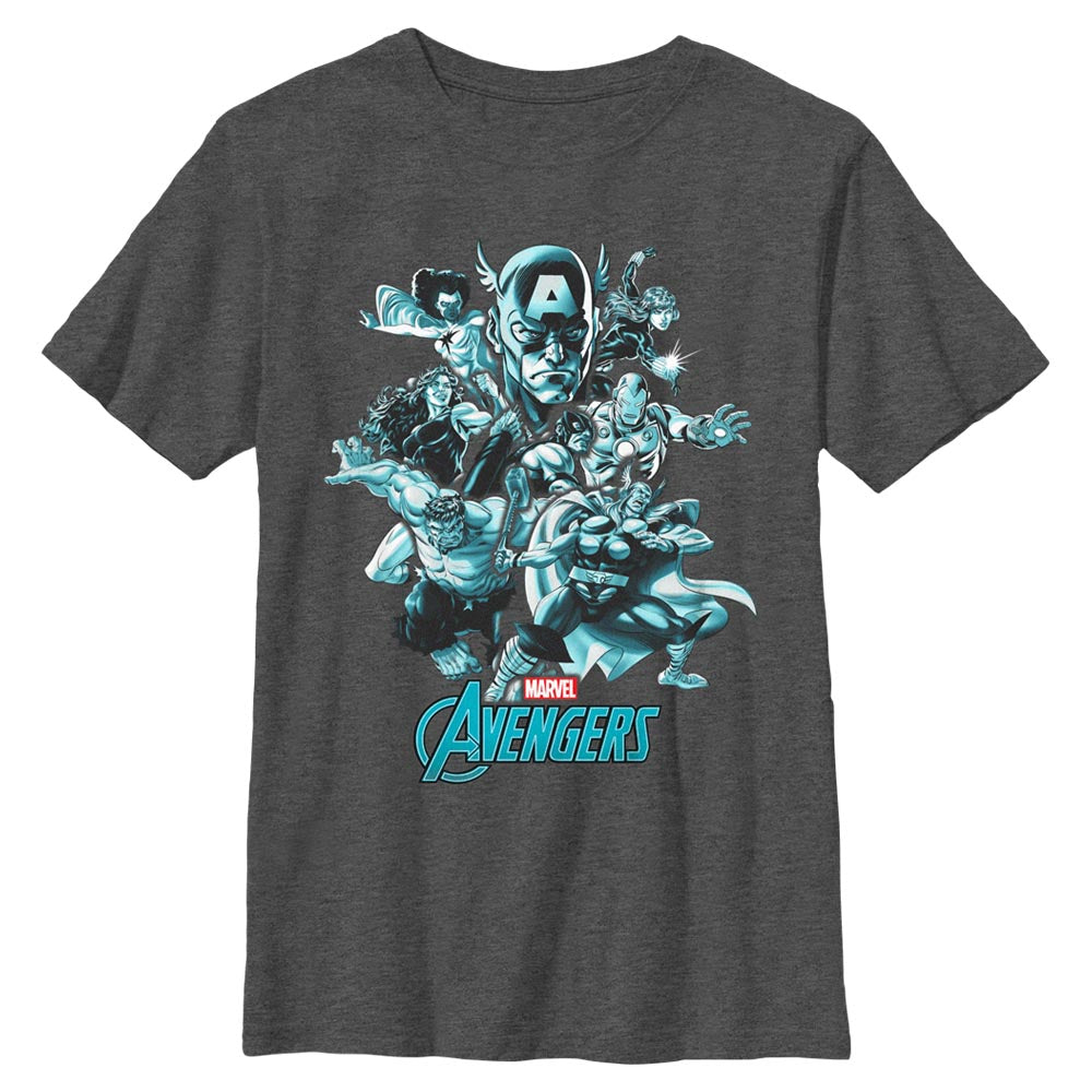 Camiseta Marvel Avengers Classic Avengers Groupshot para niño