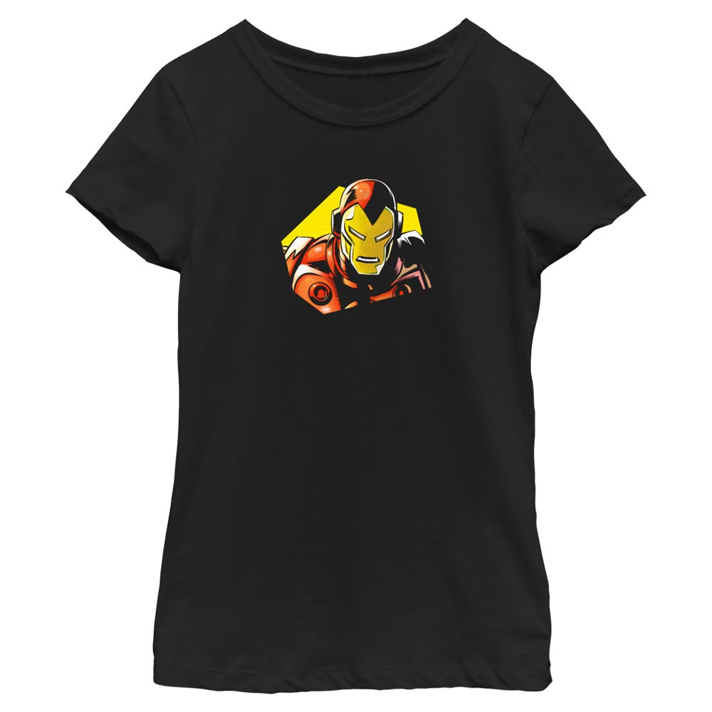 Camiseta Marvel Avengers Classic Ironman CloseUp para niña