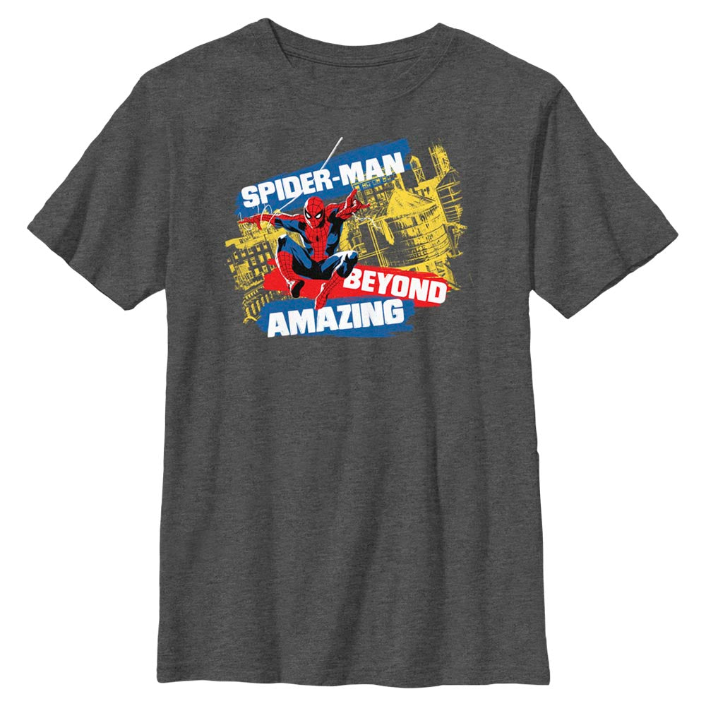 T-shirt Marvel Spider-Man Beyond Amazing SPIDERMAN CITY SWING pour garçon