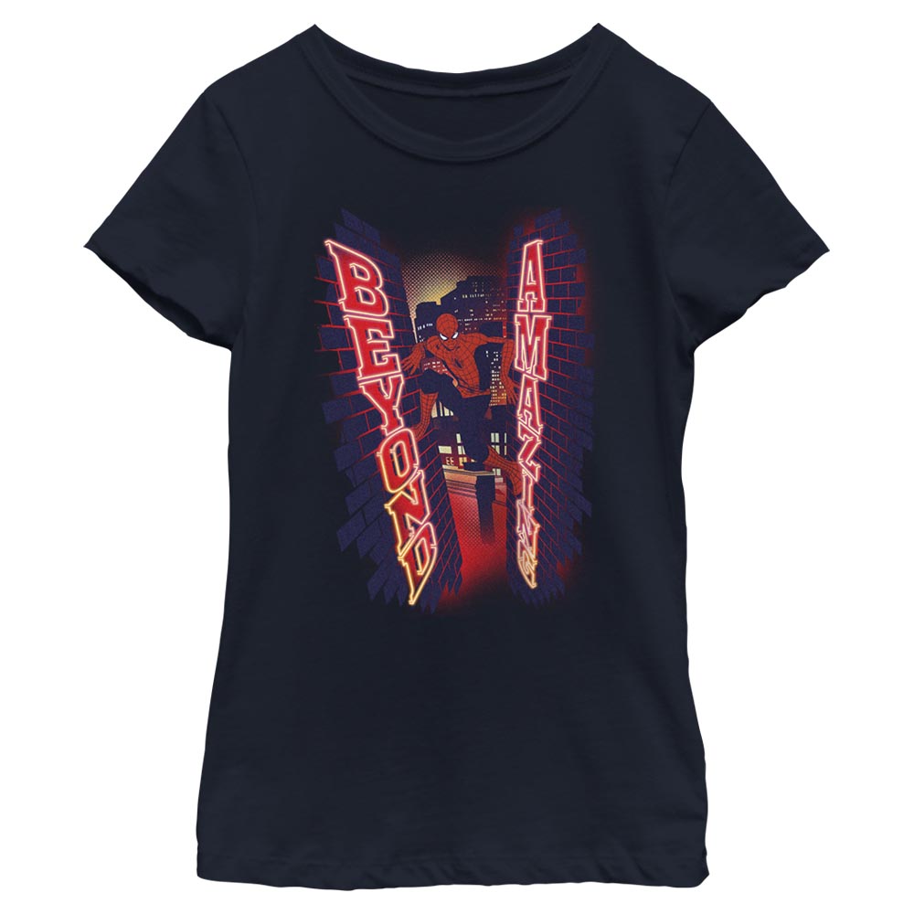 T-shirt Marvel Spider-Man Beyond Amazing WALL CLIMB BEYOND pour fille