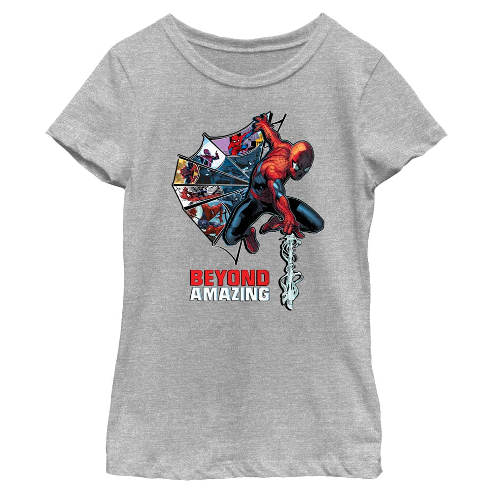 Camiseta Marvel Spider-Man Beyond Amazing WEB COMIC HALF para niña