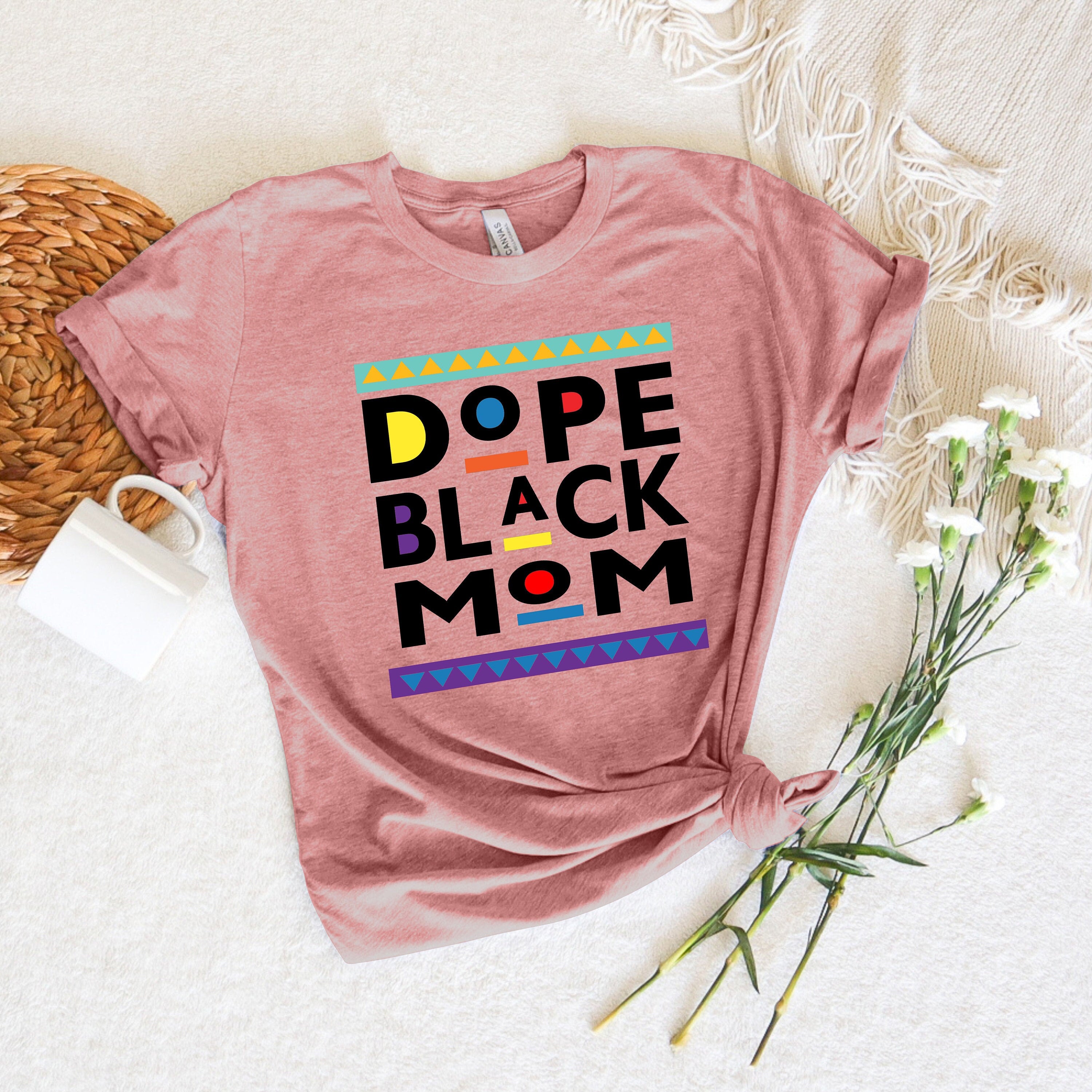Camisa de mamá negra Dope
