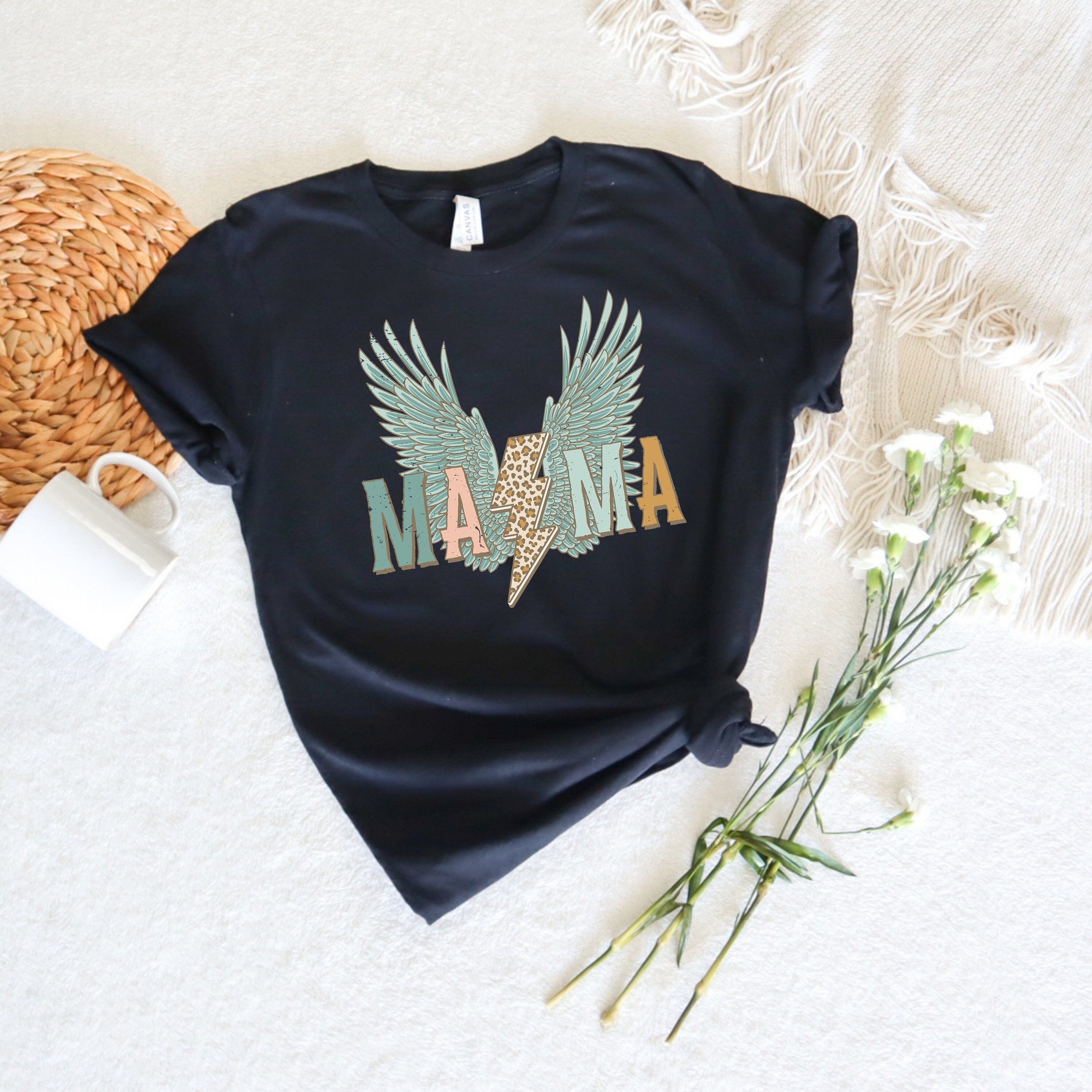 Angel Wings Mama Shirt