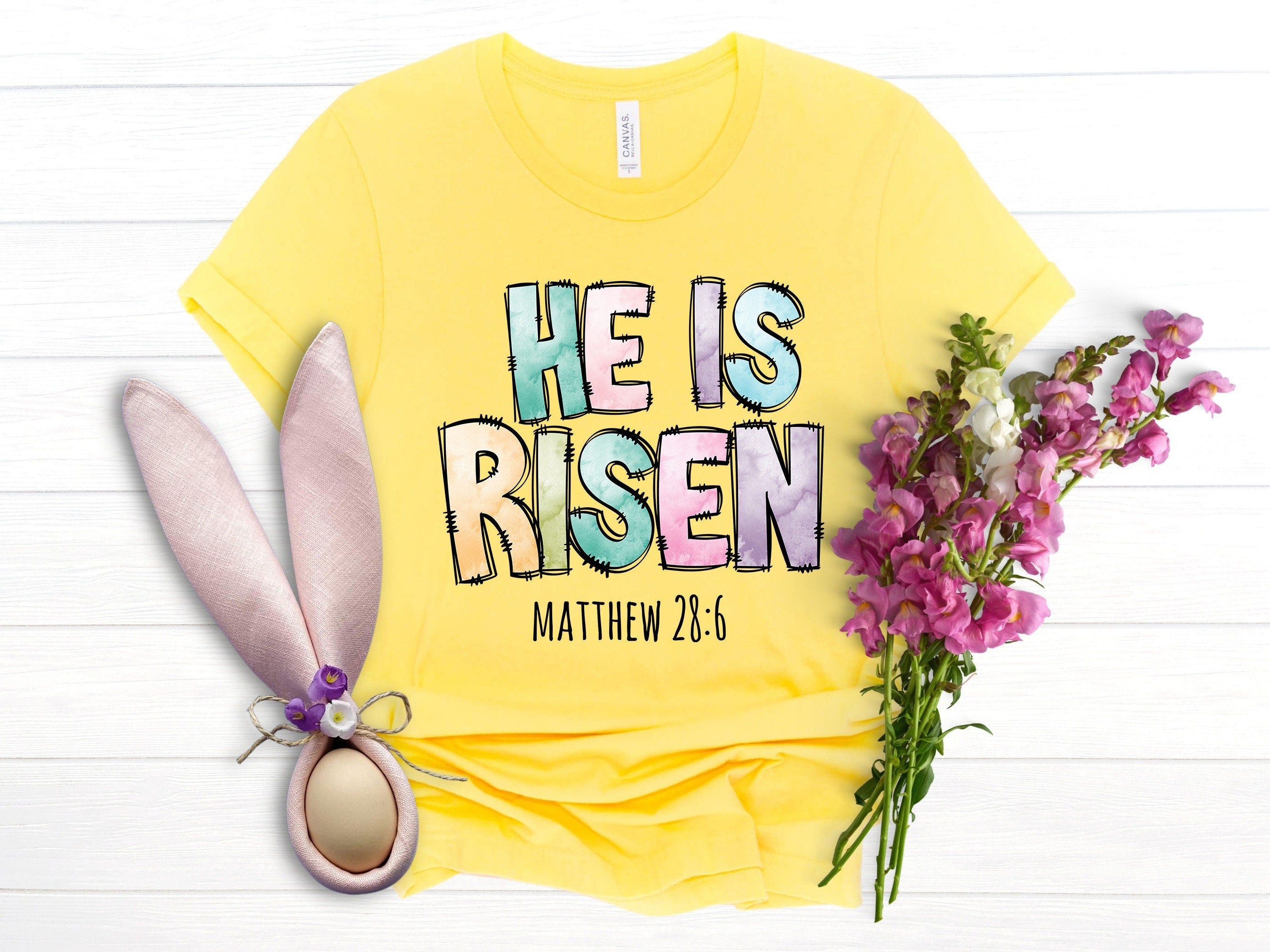 Cross He Is Risen Shirt